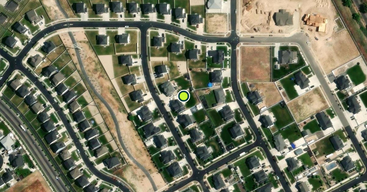 Satellite view of Spanish Fork Pickleball Courts