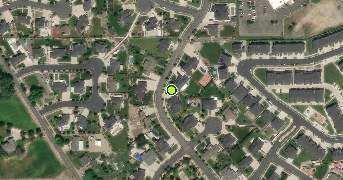 Satellite view of Spanish Fork Pickleball Courts