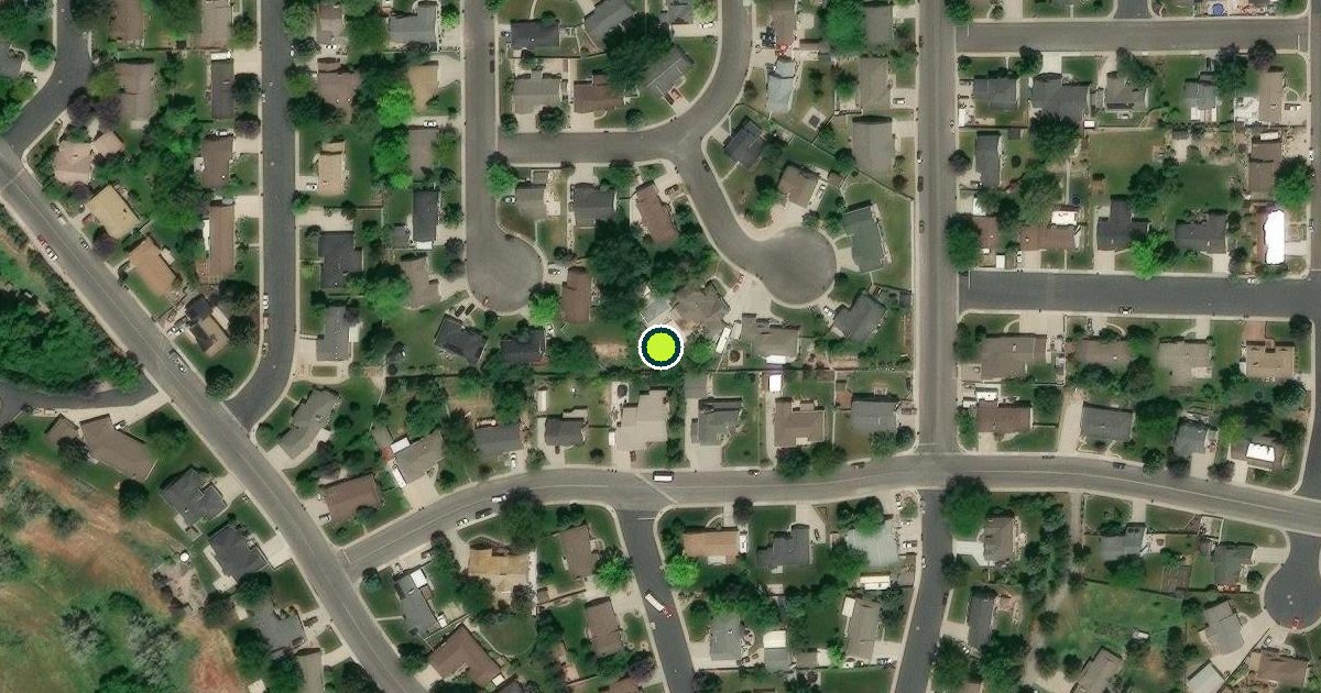 Satellite view of Spanish Fork Pickleball Courts