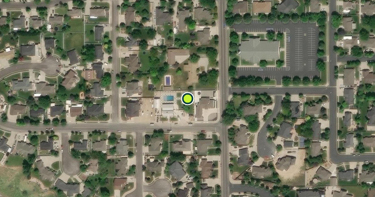 Satellite view of Spanish Fork Pickleball Courts