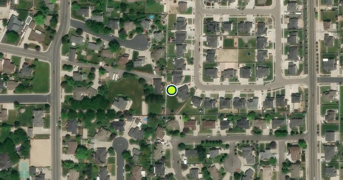 Satellite view of Spanish Fork Pickleball Courts