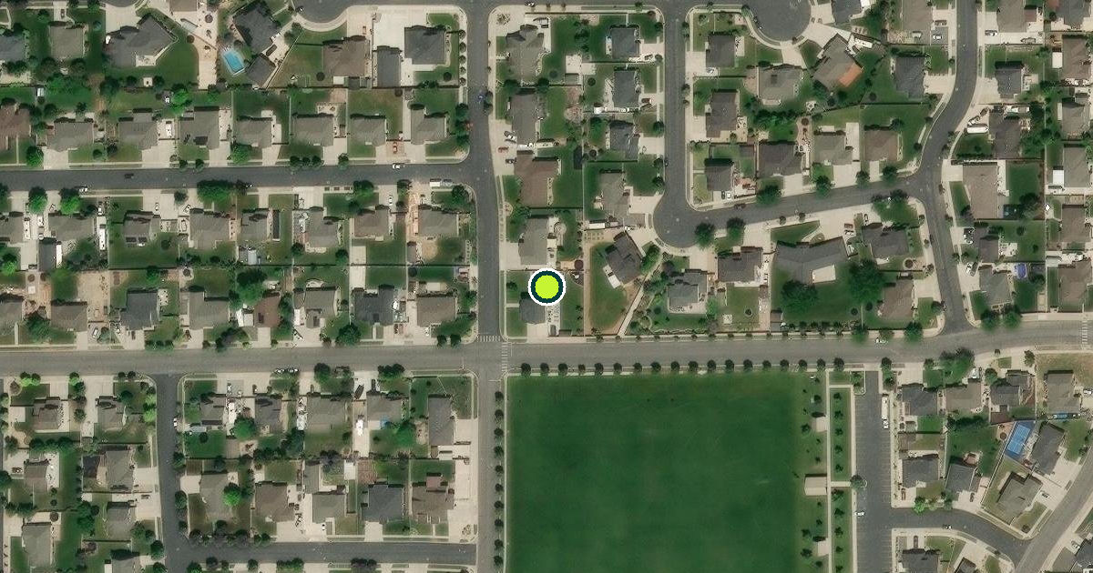 Satellite view of Spanish Fork Pickleball Courts
