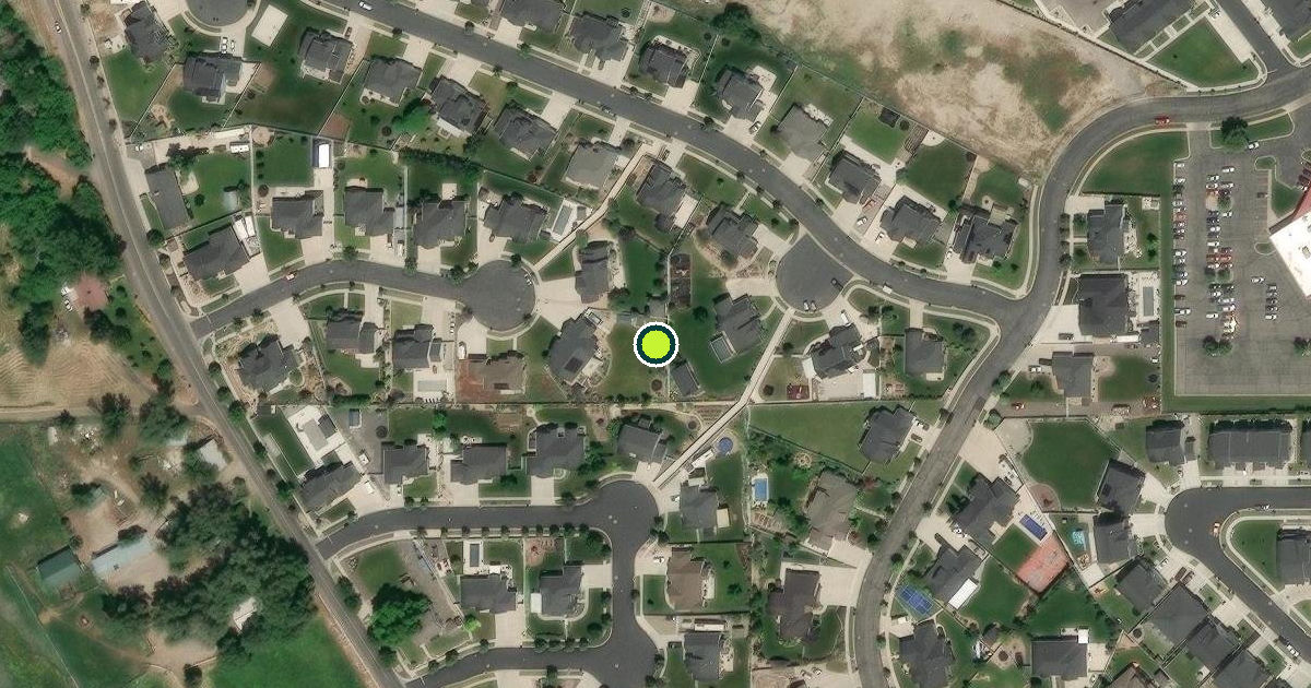 Satellite view of Spanish Fork Pickleball Courts