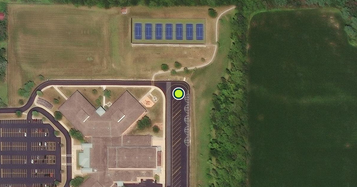 Satellite view of Sparta Pickleball Courts