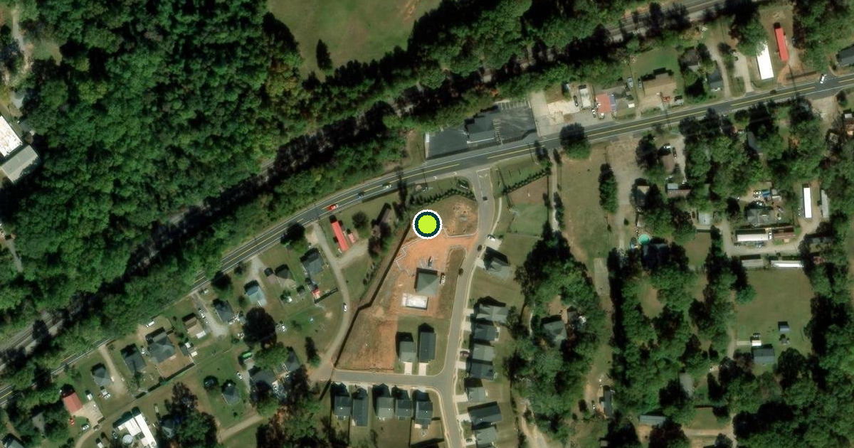 Satellite view of Spartanburg County Pickleball Courts