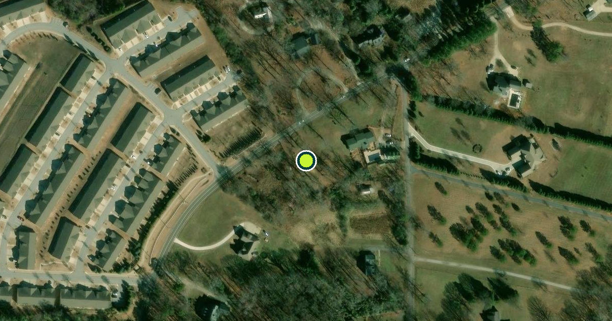 Satellite view of Spartanburg County Pickleball Courts