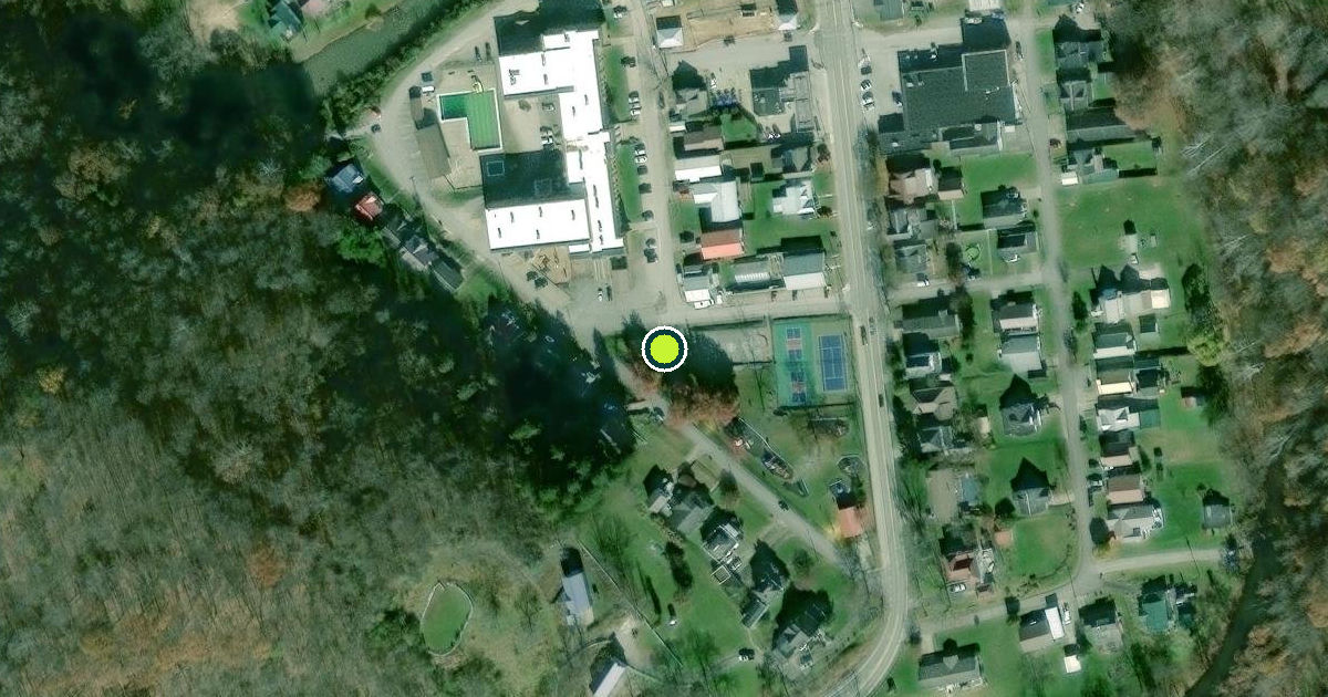 Satellite view of Spencer Pickleball Courts