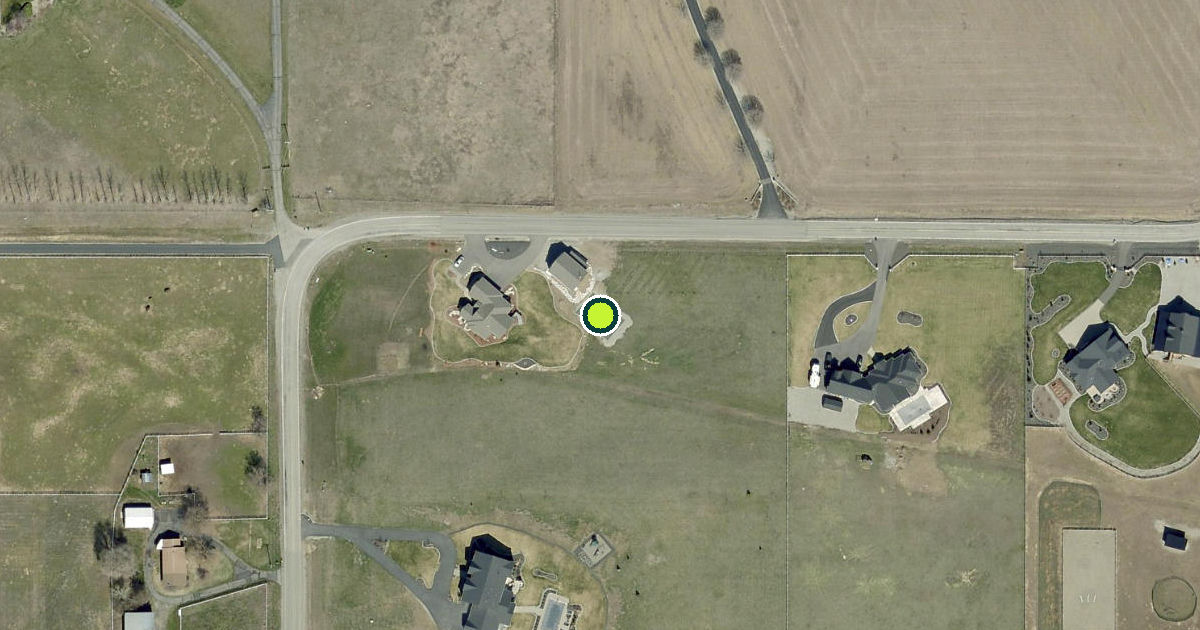 Satellite view of Spokane County Pickleball Courts