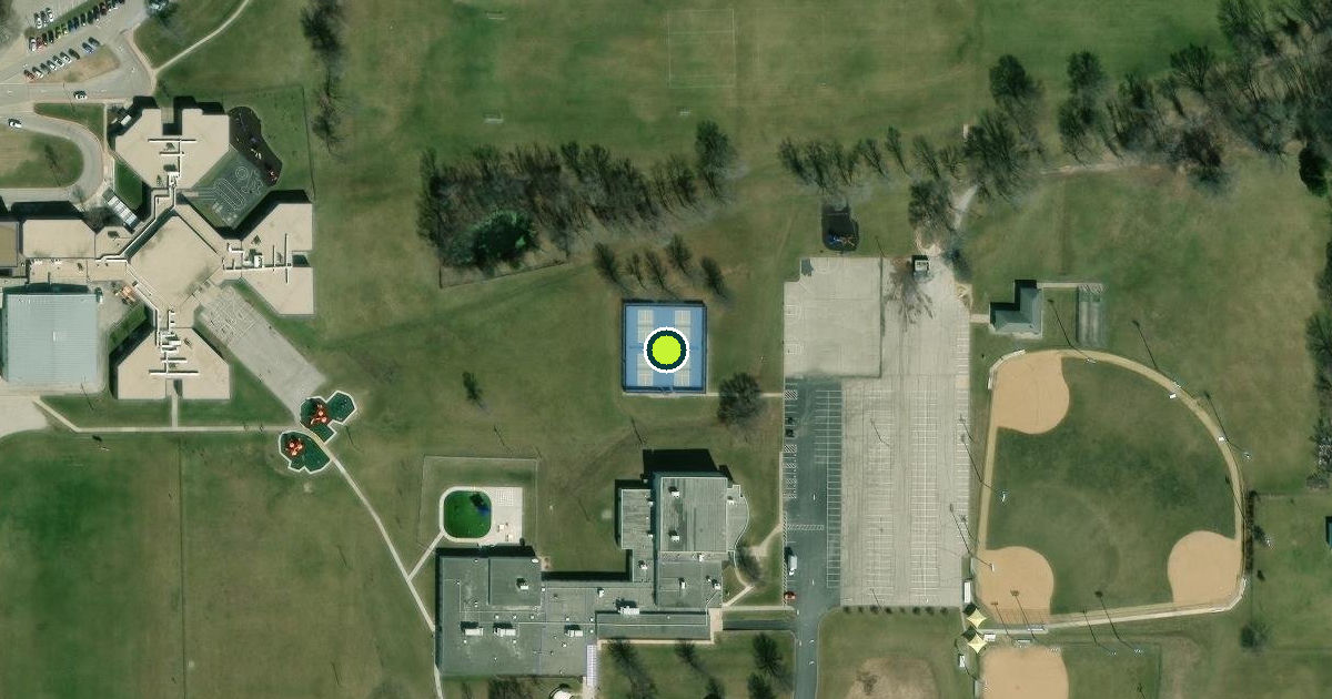 Satellite view of Spring Hill Pickleball Courts