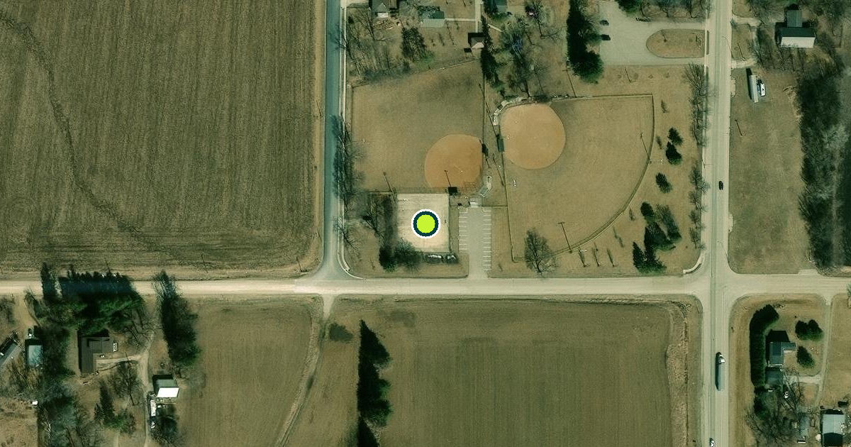 Satellite view of Spring Valley Pickleball Courts