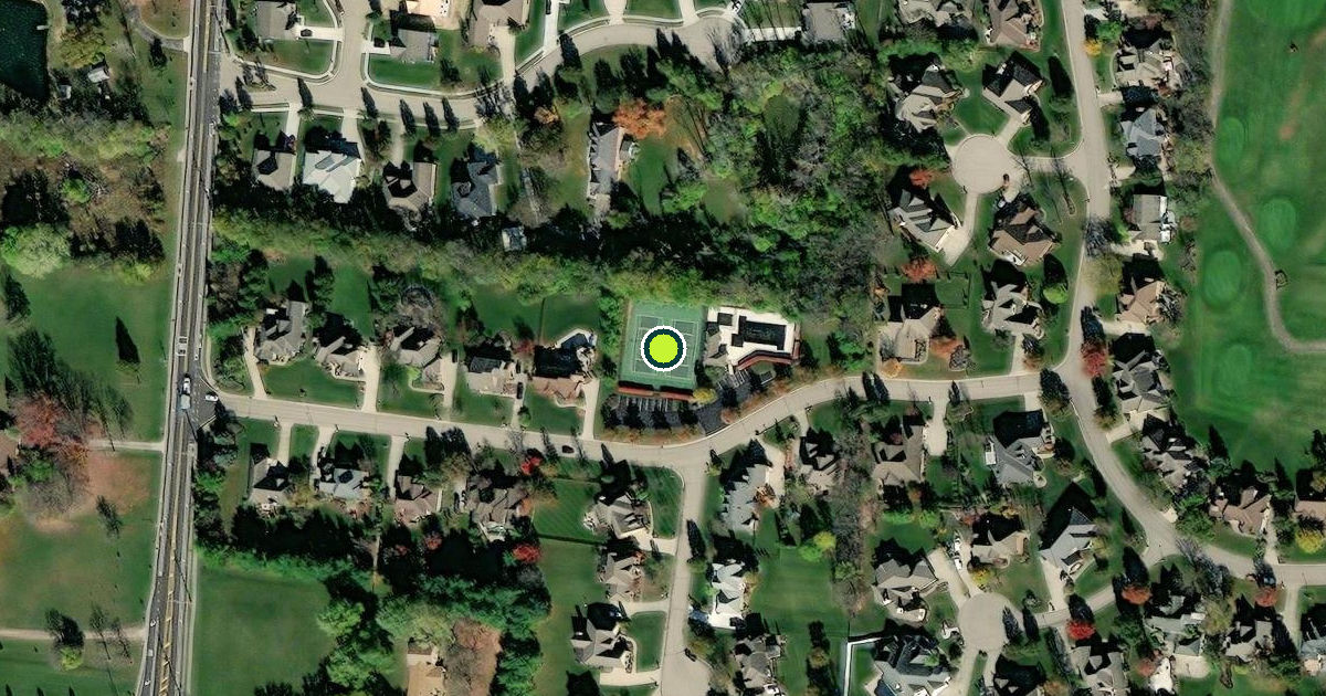 Satellite view of Springboro Pickleball Courts
