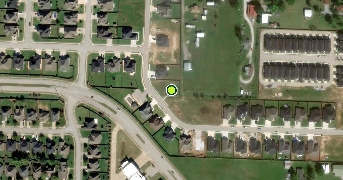 Satellite view of Springdale Pickleball Courts