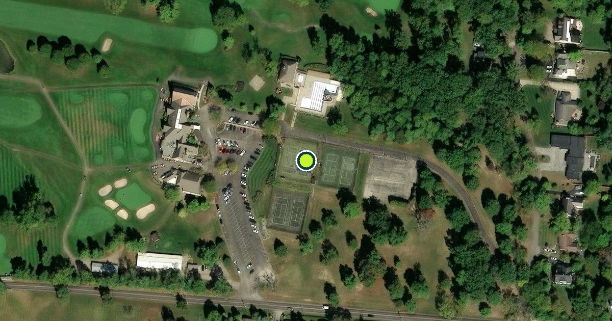 Satellite view of Springfield Pickleball Courts