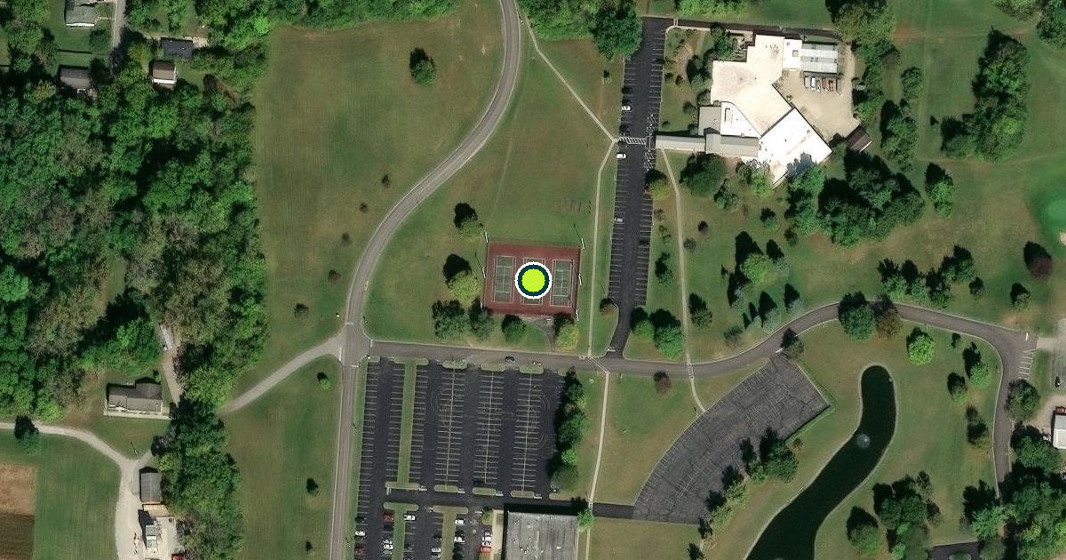 Satellite view of Springfield Pickleball Courts