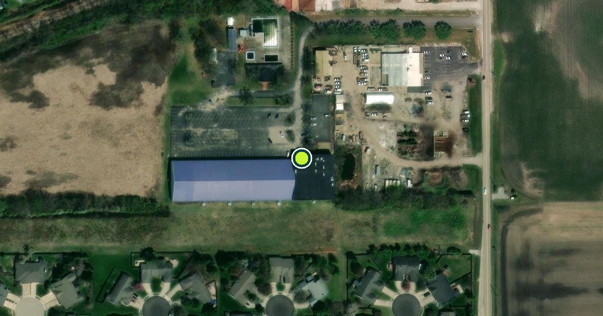 Satellite view of Springfield Racquet & Fitness Center
