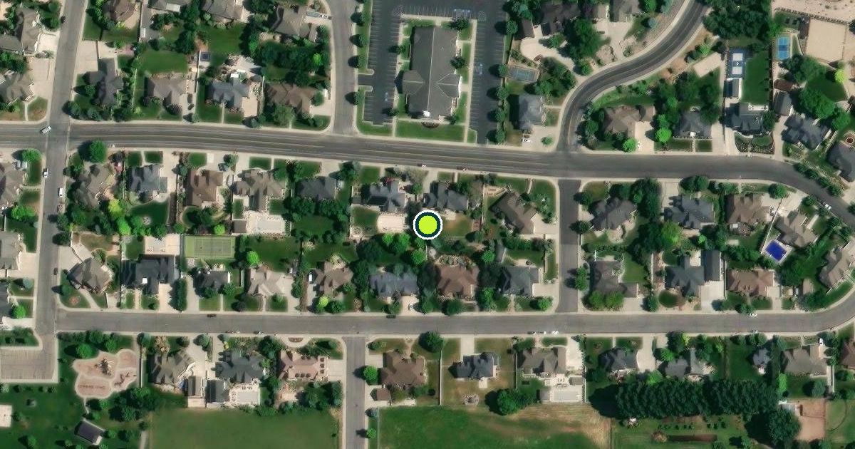 Satellite view of Springville Pickleball Courts
