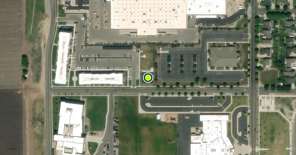 Satellite view of Springville Pickleball Courts