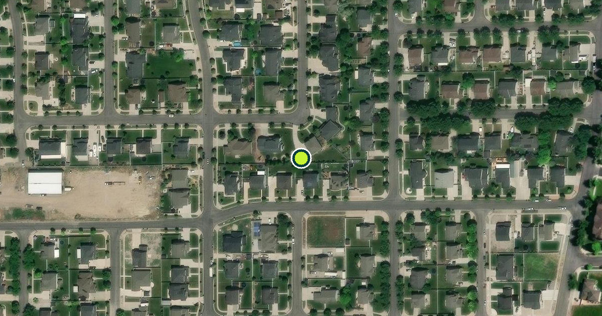 Satellite view of Springville Pickleball Courts