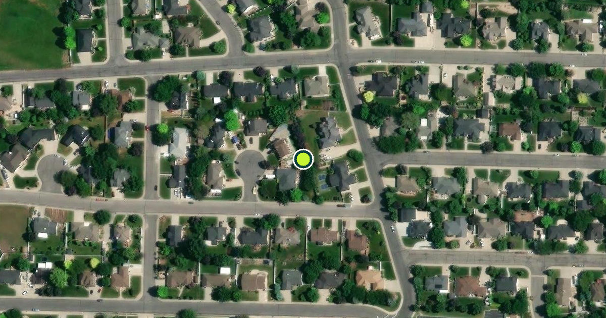 Satellite view of Springville Pickleball Courts
