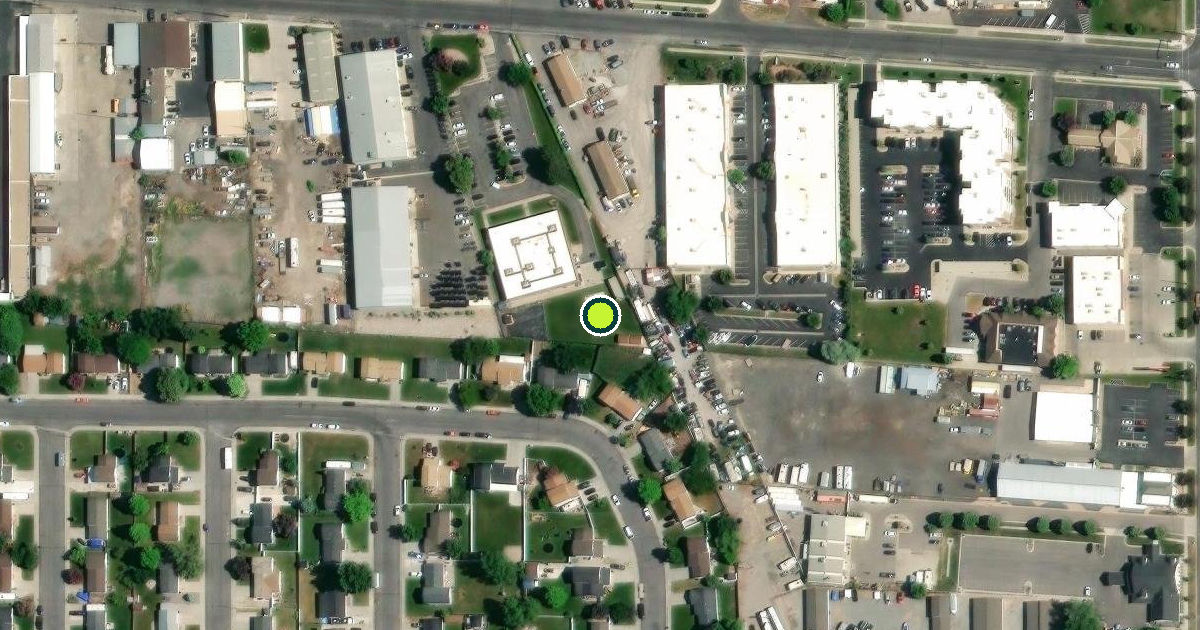 Satellite view of Springville Pickleball Courts