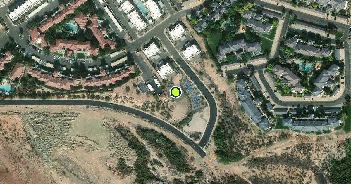 Satellite view of St. George Pickleball Courts