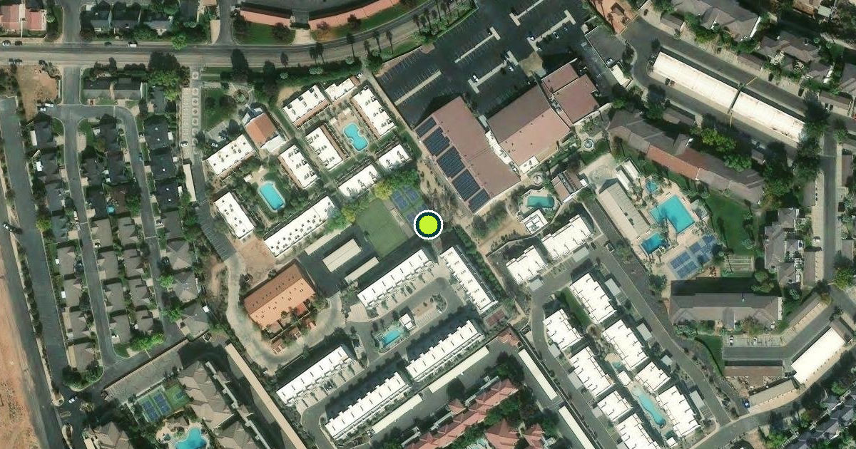 Satellite view of St. George Pickleball Courts