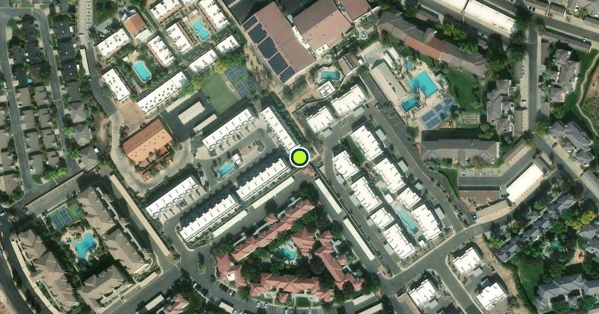 Satellite view of St. George Pickleball Courts