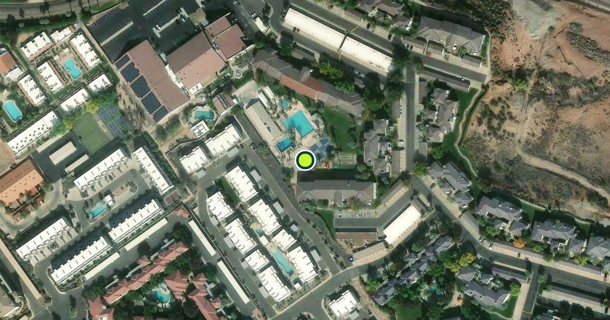 Satellite view of St. George Pickleball Courts