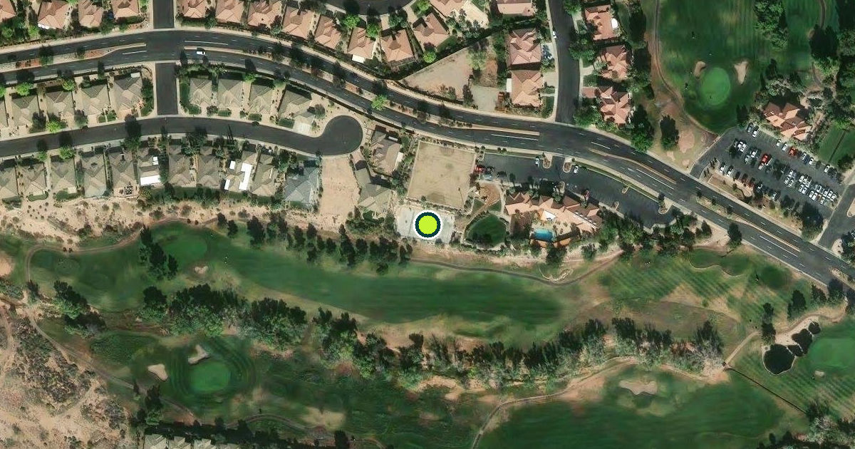 Satellite view of St. George Pickleball Courts