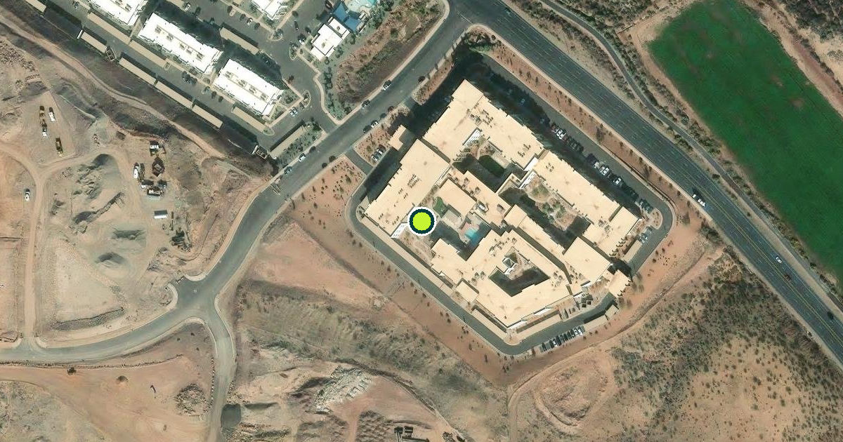 Satellite view of St. George Pickleball Courts