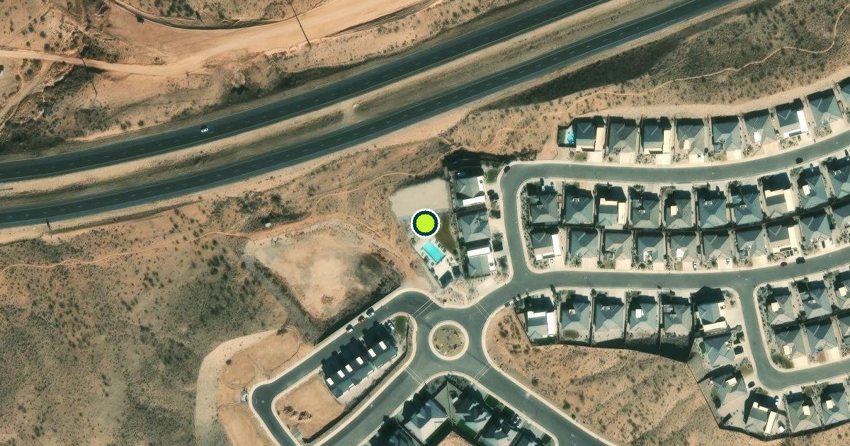 Satellite view of St. George Pickleball Courts
