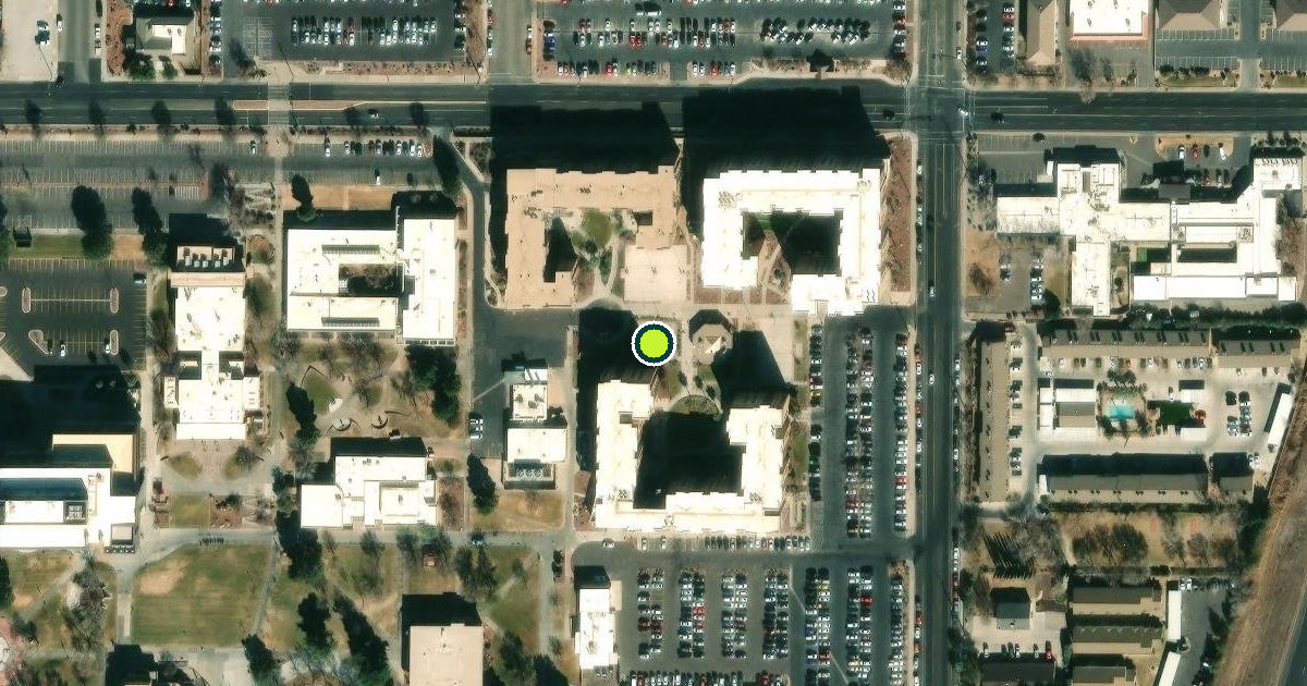 Satellite view of St. George Pickleball Courts