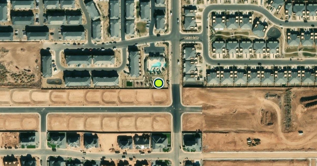Satellite view of St. George Pickleball Courts