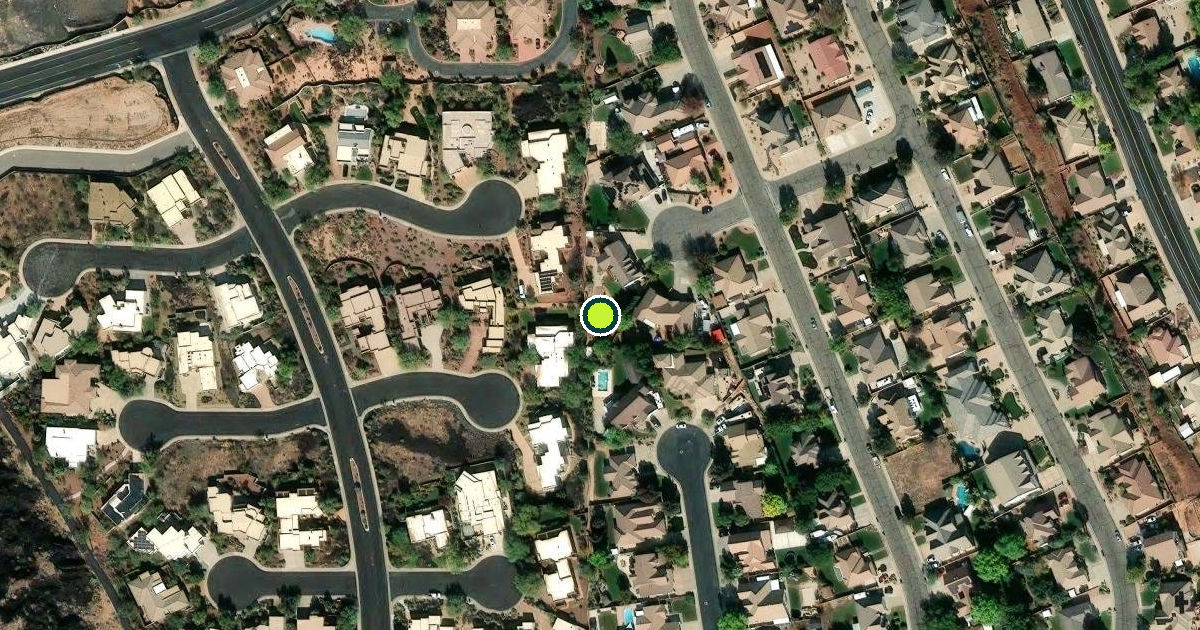 Satellite view of St. George Pickleball Courts