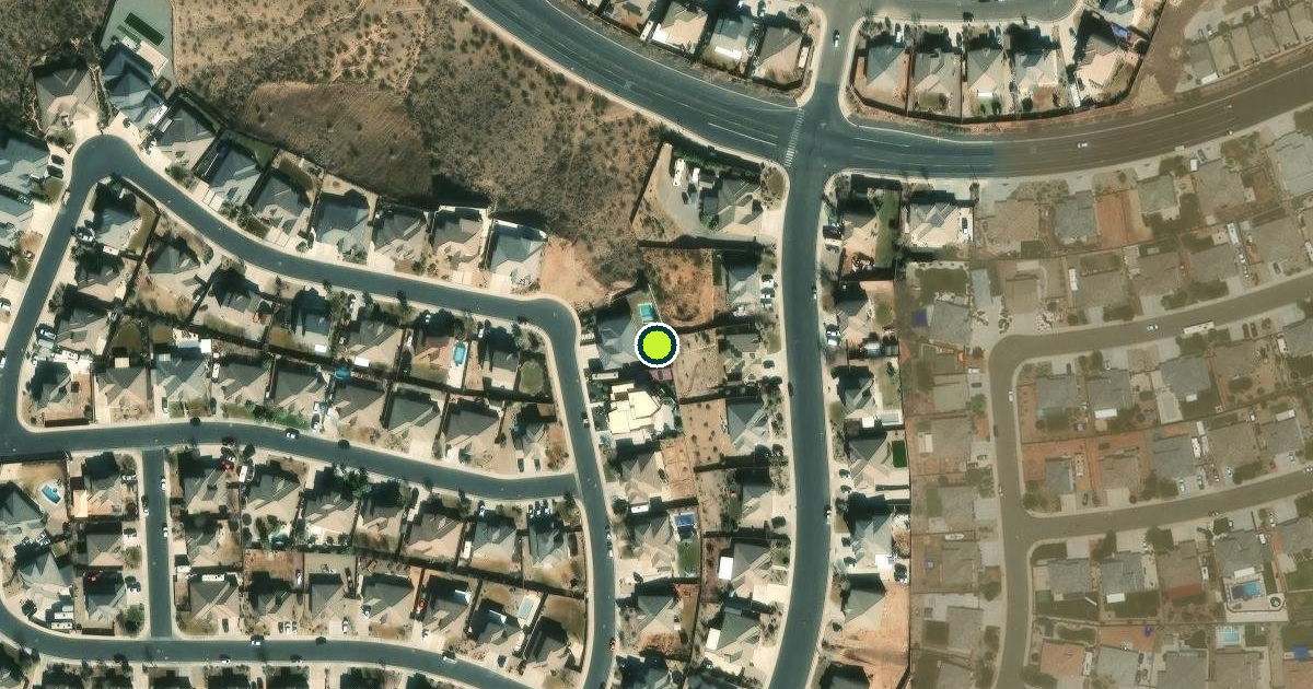Satellite view of St. George Pickleball Courts