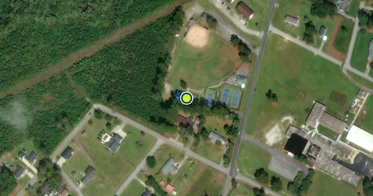 Satellite view of St. George Pickleball Courts