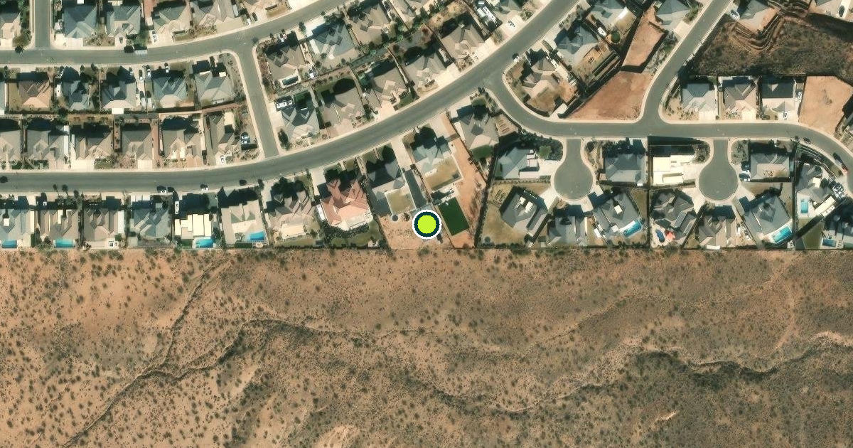 Satellite view of St. George Pickleball Courts