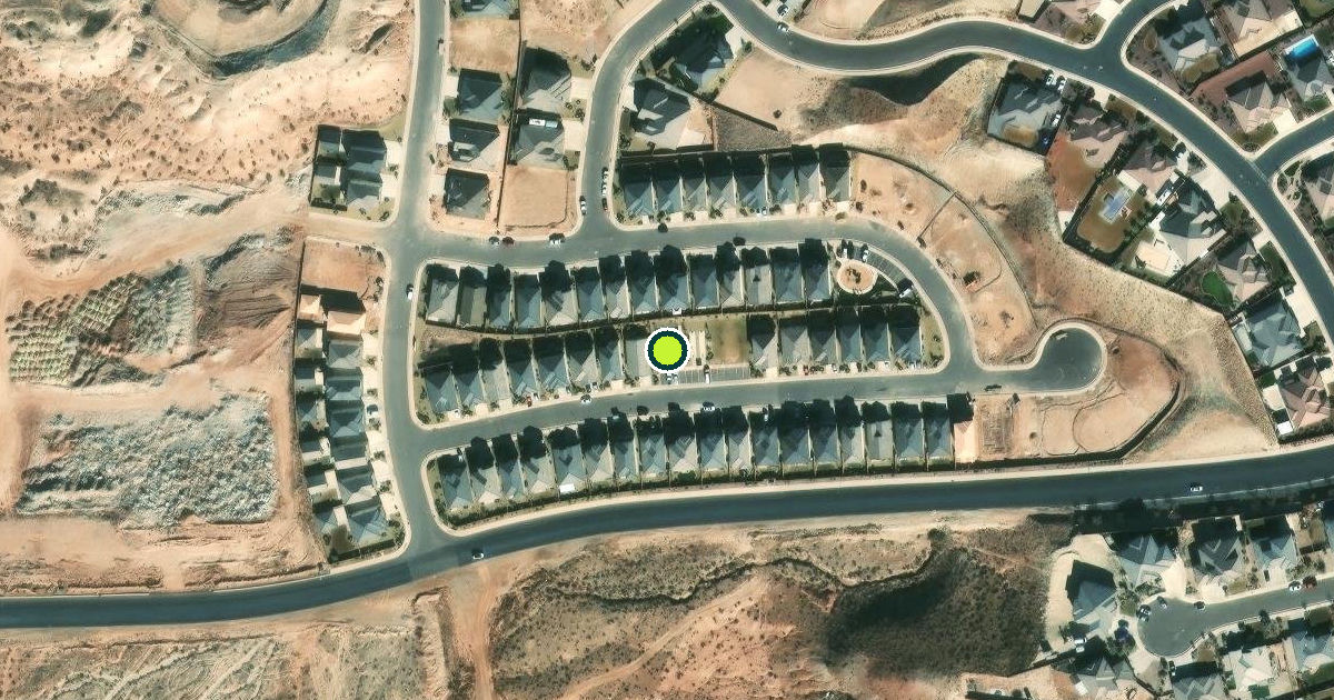 Satellite view of St. George Pickleball Courts