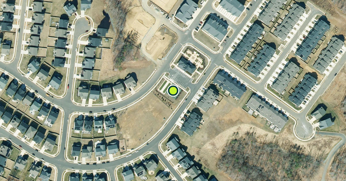Satellite view of Stafford County Pickleball Courts