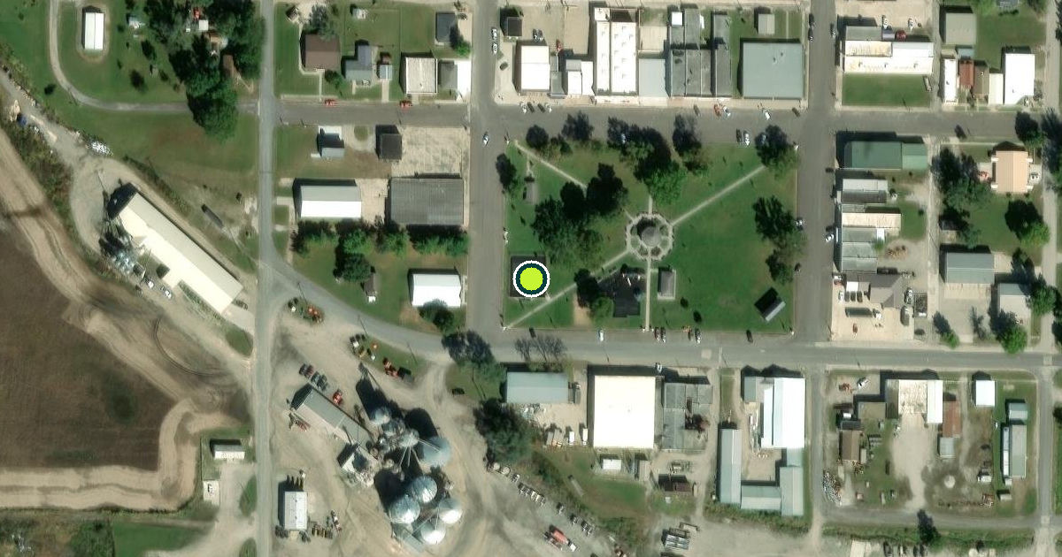 Satellite view of Stanberry Pickleball Courts