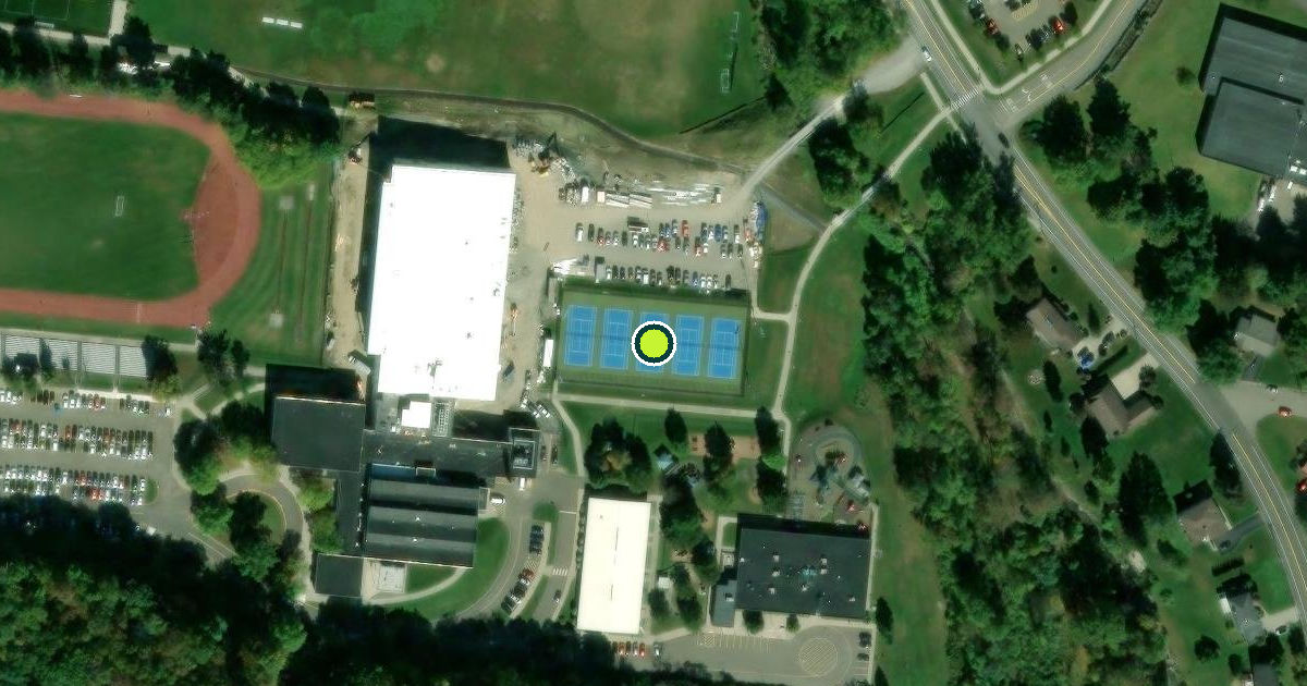 Satellite view of State University of New York at Binghamton Pickleball Courts