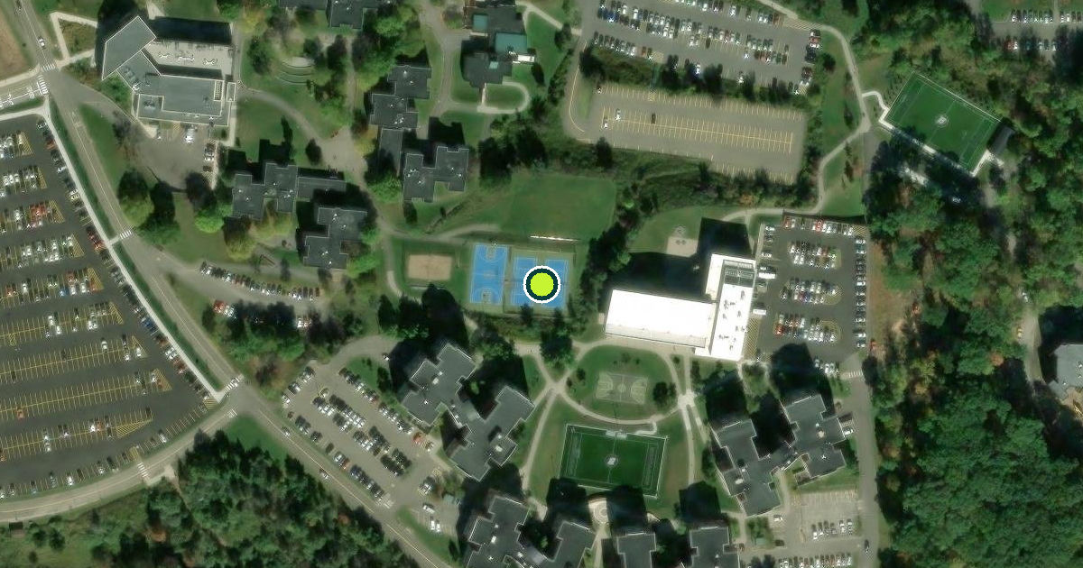 Satellite view of State University of New York at Binghamton Pickleball Courts