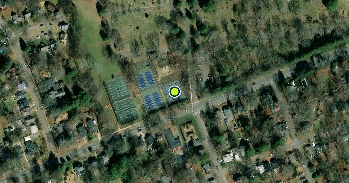 Satellite view of Statesville Pickleball Courts