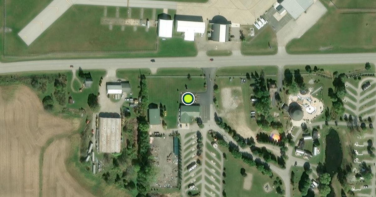 Satellite view of Steuben County Pickleball Courts