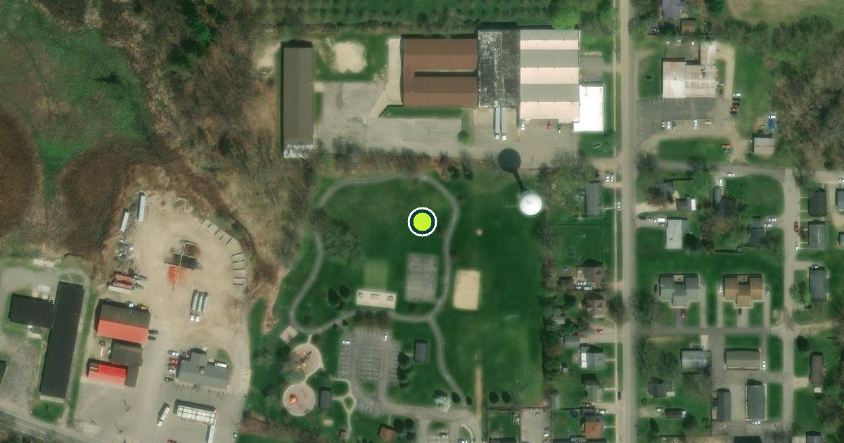 Satellite view of Stockbridge Pickleball Courts