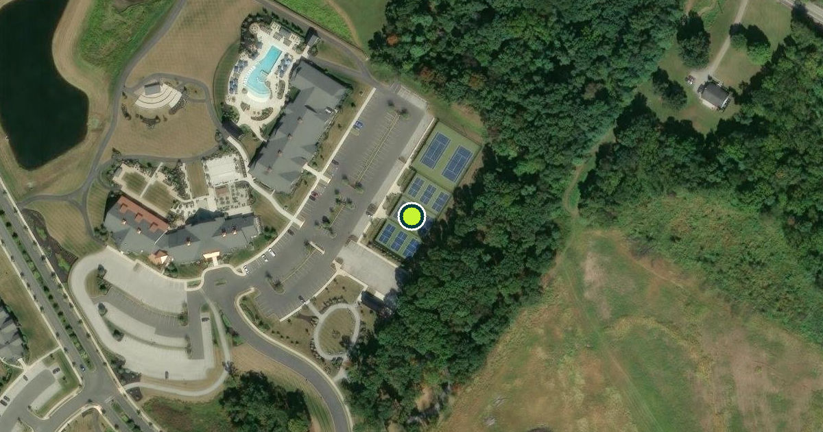 Satellite view of Straban Township Pickleball Courts