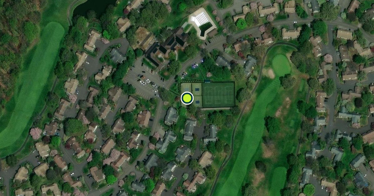 Satellite view of Stratford Pickleball Courts