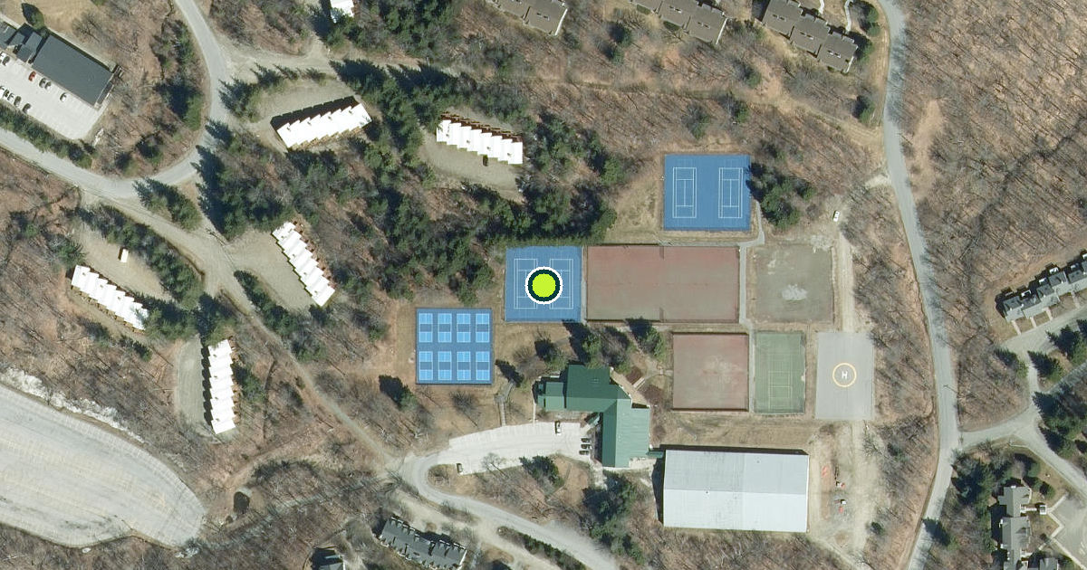 Satellite view of Stratton Pickleball Courts