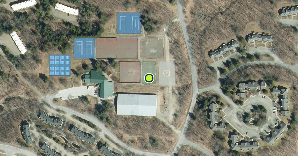 Satellite view of Stratton Pickleball Courts