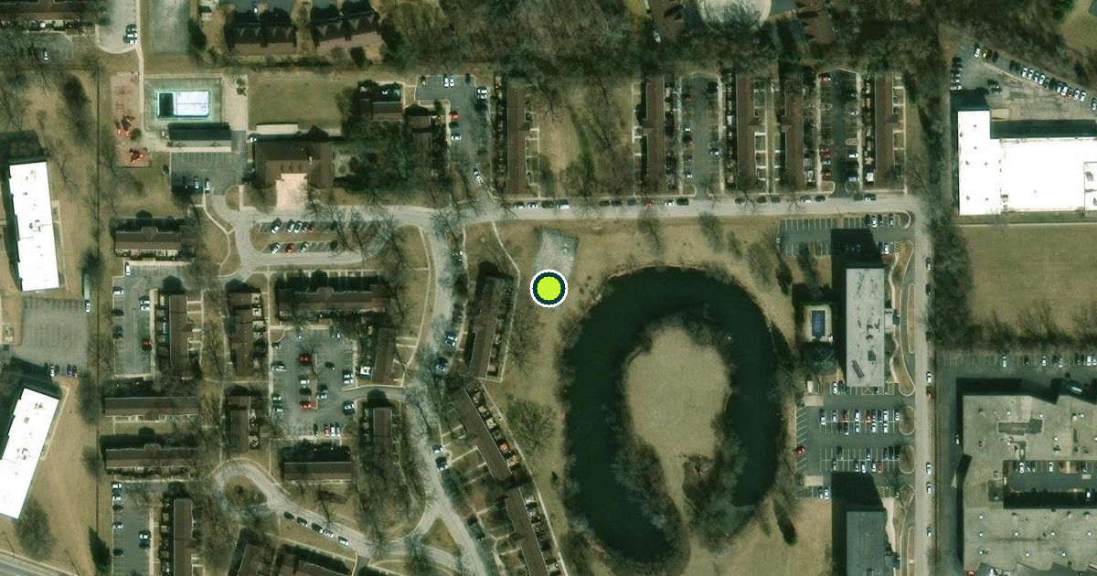 Satellite view of Streamwood Pickleball Courts
